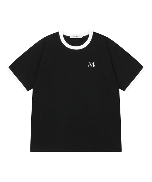 MUCENT(ムセント)の「トレースリンガー半袖Tシャツ(3カラー)(Tシャツ/カットソー・レディース・ホワイト/スカイブルー/ブラック/ネイビー・SMALL/LARGE)」の5枚目の写真