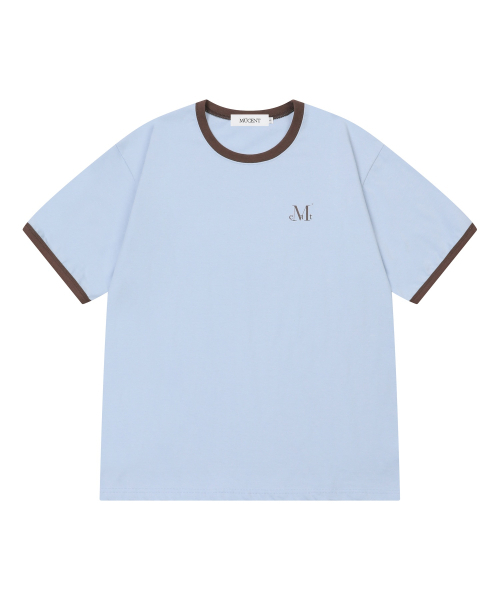 MUCENT(ムセント)の「トレースリンガー半袖Tシャツ(3カラー)(Tシャツ/カットソー・レディース・ホワイト/スカイブルー/ブラック/ネイビー・SMALL/LARGE)」の10枚目の写真