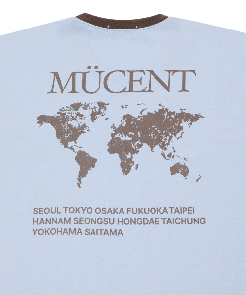 MUCENT(ムセント)の「トレースリンガー半袖Tシャツ(3カラー)(Tシャツ/カットソー・レディース・ホワイト/スカイブルー/ブラック/ネイビー・SMALL/LARGE)」の13枚目の写真