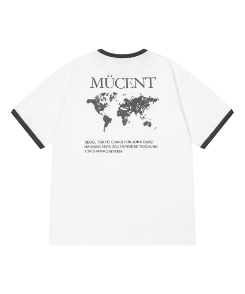 MUCENT(ムセント)の「トレースリンガー半袖Tシャツ(3カラー)(Tシャツ/カットソー・レディース・ホワイト/スカイブルー/ブラック/ネイビー・SMALL/LARGE)」の14枚目の写真
