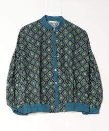 sandy（サンディー）の「プリントスタンドカラーショートブラウス（シャツ/ブラウス）」