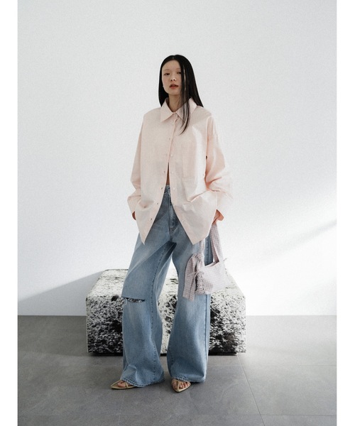 Katrin TOKYO(カトリーントーキョー)の「pajama shirt(シャツ/ブラウス・レディース・ブラウン/ブルー/ベビーピンク・FREE/XS)」の17枚目の写真