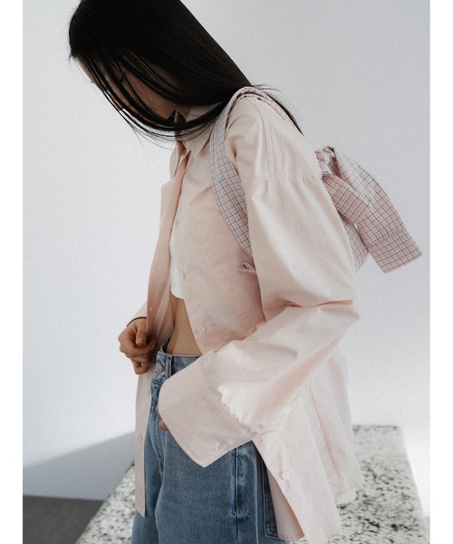 Katrin TOKYO(カトリーントーキョー)の「pajama shirt(シャツ/ブラウス・レディース・ブラウン/ブルー/ベビーピンク・FREE/XS)」の16枚目の写真