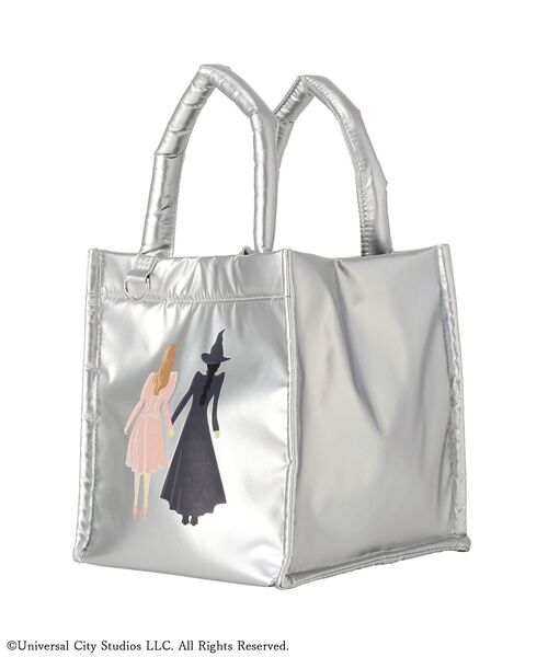 Green　Parks（グリーンパークス）の「WICKED アートグラフィックバッグ（トートバッグ・レディース・シルバー/ブラック・FREE）」の14枚目の写真