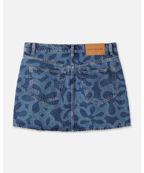marimekko(マリメッコ)の「【オンラインストア限定】【Maridenim】Ruudut Kukka / Skirt(スカート・レディース・ネイビー・34/36/38/40)」の10枚目の写真