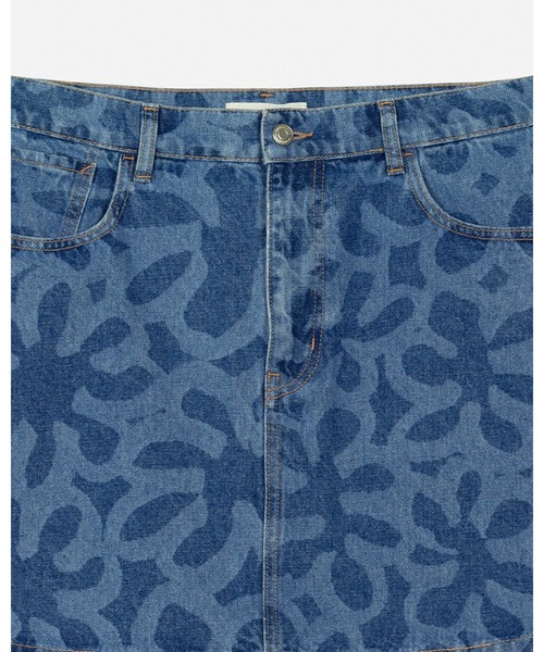 marimekko(マリメッコ)の「【オンラインストア限定】【Maridenim】Ruudut Kukka / Skirt(スカート・レディース・ネイビー・34/36/38/40)」の11枚目の写真