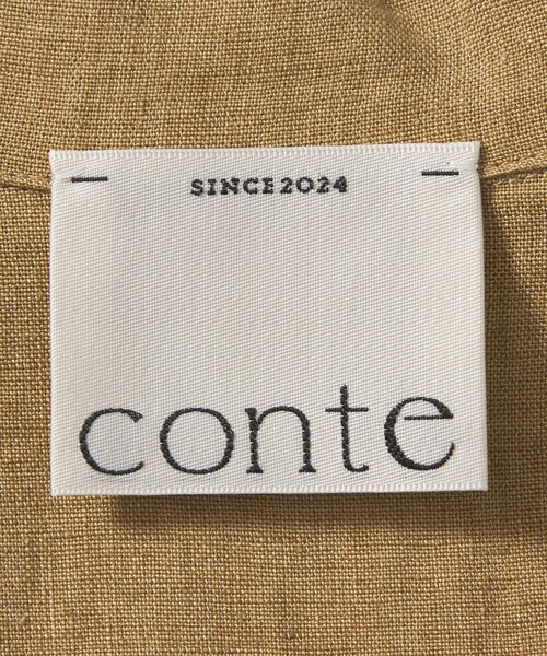 conte(コンテ)の「<conte>リネン テーラードジャケット(テーラードジャケット・レディース・ベージュ/ネイビー・36/38)」の19枚目の写真