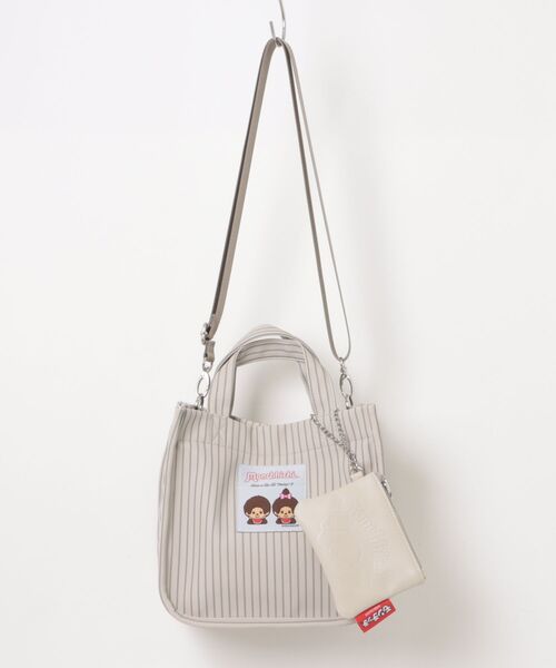 Qu'est-ce Que Le “Design”?（ケスクルデザイン）の「【Qu’est-ce Que Le “Design”?/ケスクルデザイン】 モンチッチ 2wayハンドバッグ（ハンドバッグ・レディース・ブラック/ベージュ/ブラウン/アイボリー・FREE）」の11枚目の写真