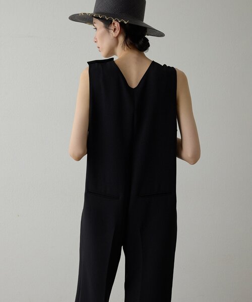 Whim Gazette（ウィムガゼット）の「オールインワン（つなぎ/オールインワン・レディース・ブラック/オフホワイト・FREE）」の10枚目の写真