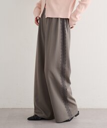 Kastane | 【一部店舗限定/S.Mサイズ展開】B サイドレーススラックス(スラックス)