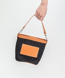 Jolie Joli（ジョリージョリ）の「【Jolie Joli/ジョリージョリ】デニム バケツバッグ ショルダーバック ハンドバッグ 3WAY（ハンドバッグ）」