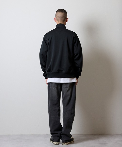 2P SKULL WAPPEN JERSEY STAND TRACK JACKET / スカルモチーフ
