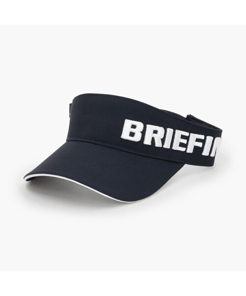 BRIEFING（ブリーフィング）の「【BRIEFING GOLF／ブリーフィングゴルフ】MEN’S ROUND LOGO VISOR（サンバイザー・メンズ・ブラック/ベージュ/ネイビー・FREE）」の3枚目の写真