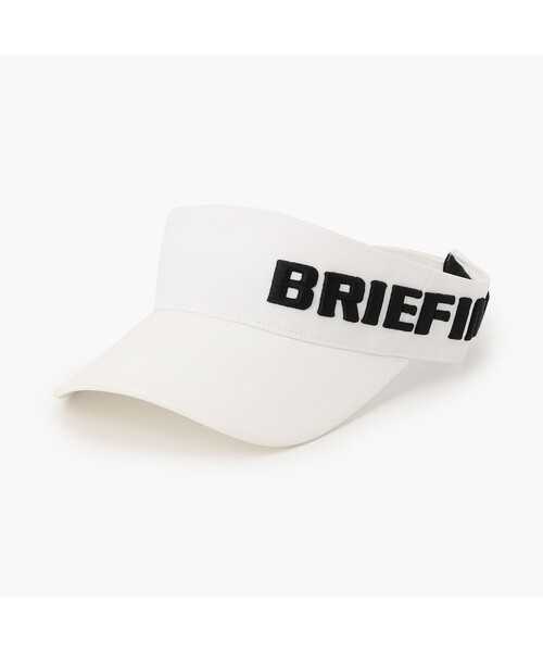 BRIEFING(ブリーフィング)の「【BRIEFING GOLF/ブリーフィングゴルフ】MEN’S ROUND LOGO VISOR(サンバイザー・メンズ・ブラック/ベージュ/ネイビー/ホワイト・FREE)」の2枚目の写真