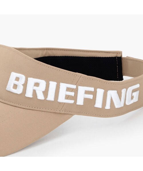 BRIEFING(ブリーフィング)の「【BRIEFING GOLF/ブリーフィングゴルフ】MEN’S ROUND LOGO VISOR(サンバイザー・メンズ・ブラック/ベージュ/ネイビー/ホワイト・FREE)」の20枚目の写真