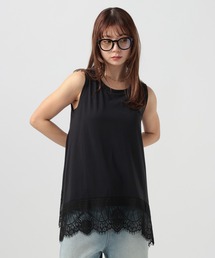 BAYFLOW | レースヘムノースリーブ(Tシャツ/カットソー)