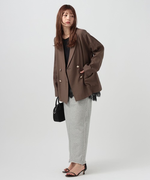 BAYFLOW(ベイフロー)の「レースヘムノースリーブ(Tシャツ/カットソー・レディース・ブラック/ホワイト・FREE)」の19枚目の写真