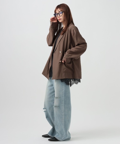 BAYFLOW(ベイフロー)の「レースヘムノースリーブ(Tシャツ/カットソー・レディース・ブラック/ホワイト・FREE)」の21枚目の写真