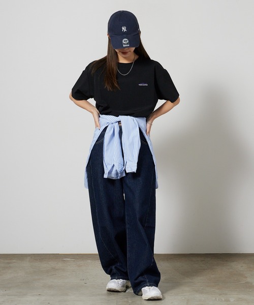 THOUSAND MILE(サウザンドマイル)の「THOUSAND MILE/サウザンドマイル SHORT SLEEVE T-SHIRT & SKIRT SET 4WAYストレッチ ロゴ刺繍セットアップ 2026年 夏 夏服(Tシャツ/カットソー・レディース・ブラック/チャコール・FREE)」の12枚目の写真