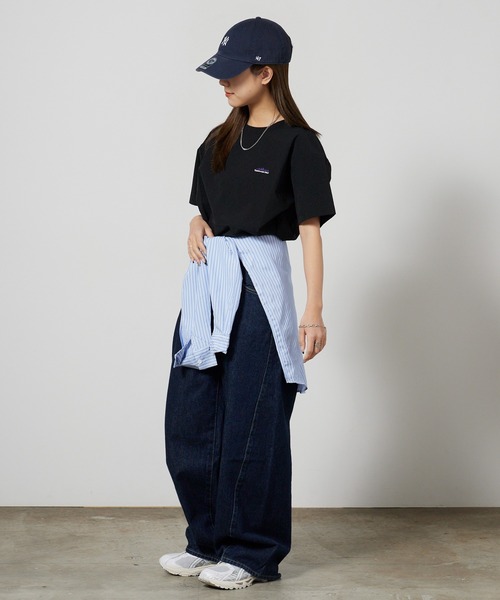 THOUSAND MILE(サウザンドマイル)の「THOUSAND MILE/サウザンドマイル SHORT SLEEVE T-SHIRT & SKIRT SET 4WAYストレッチ ロゴ刺繍セットアップ 2026年 夏 夏服(Tシャツ/カットソー・レディース・ブラック/チャコール・FREE)」の10枚目の写真