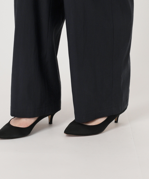 Spick & Span(スピックアンドスパン)の「《一部店舗+WEB限定 / 追加》フィブリルオールインワン(つなぎ/オールインワン・レディース・カーキ/ブラック・38/36)」の5枚目の写真