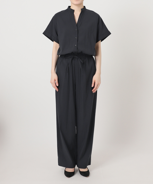 Spick & Span(スピックアンドスパン)の「《一部店舗+WEB限定 / 追加》フィブリルオールインワン(つなぎ/オールインワン・レディース・カーキ/ブラック・38/36)」の7枚目の写真