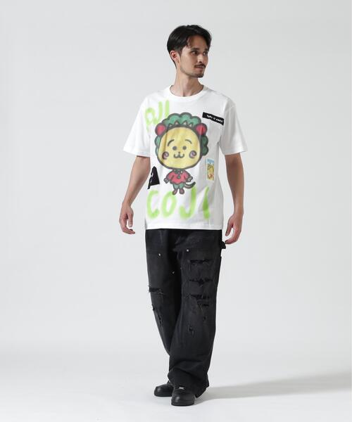 ROYAL FLASH（ロイヤルフラッシュ）の「guernika/ゲルニカ/Drooping COJI-COJI Paint T-shirt / White（Tシャツ/カットソー・メンズ・ホワイト・L/XL/2XL）」の16枚目の写真