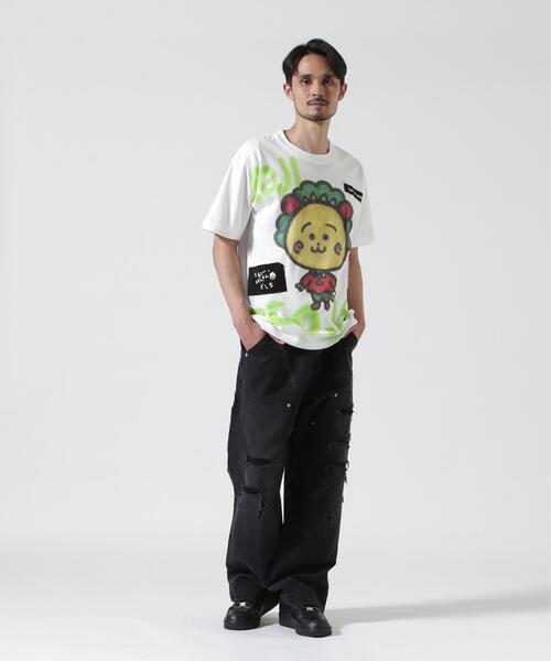 ROYAL FLASH（ロイヤルフラッシュ）の「guernika/ゲルニカ/Drooping COJI-COJI Paint T-shirt / White（Tシャツ/カットソー・メンズ・ホワイト・L/XL/2XL）」の17枚目の写真