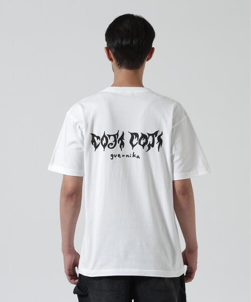 ROYAL FLASH（ロイヤルフラッシュ）の「guernika/ゲルニカ/Drooping COJI-COJI Paint T-shirt / White（Tシャツ/カットソー・メンズ・ホワイト・L/XL/2XL）」の20枚目の写真