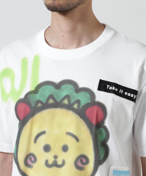 ROYAL FLASH（ロイヤルフラッシュ）の「guernika/ゲルニカ/Drooping COJI-COJI Paint T-shirt / White（Tシャツ/カットソー・メンズ・ホワイト・L/XL/2XL）」の21枚目の写真