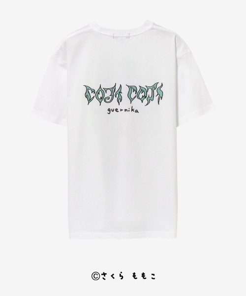 ROYAL FLASH（ロイヤルフラッシュ）の「guernika/ゲルニカ/Drooping COJI-COJI Paint T-shirt / White（Tシャツ/カットソー・メンズ・ホワイト・L/XL/2XL）」の8枚目の写真