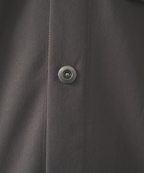 POLIQUANT（ポリクアント）の「【POLIQUANT/ポリクアント】THE MULTIPLE POCKETS S/S SHIRTS（シャツ/ブラウス・メンズ・グレー/ブラック・1/2）」の3枚目の写真