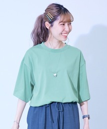 devirock（デビロック）の「【ひやシャリ】接触冷感 BIGシルエット 大人 無地 半袖Tシャツ（Tシャツ/カットソー）」