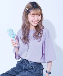 devirock（デビロック）の「【ひやシャリ】接触冷感 BIGシルエット 大人 無地 半袖Tシャツ（Tシャツ/カットソー）」