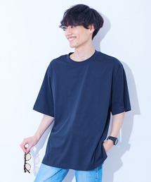 devirock（デビロック）の「【ひやシャリ】接触冷感 BIGシルエット 大人 無地 半袖Tシャツ（Tシャツ/カットソー）」