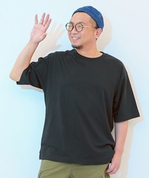 devirock（デビロック）の「【ひやシャリ】接触冷感 BIGシルエット 大人 無地 半袖Tシャツ（Tシャツ/カットソー）」