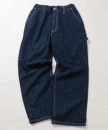 JOHN'S CLOSET（ジョンズクローゼット）の「【31】インディゴペインターパンツ ワンウォッシュ ヒッコリー ウォバッシュ ドローコード付き（デニムパンツ）」