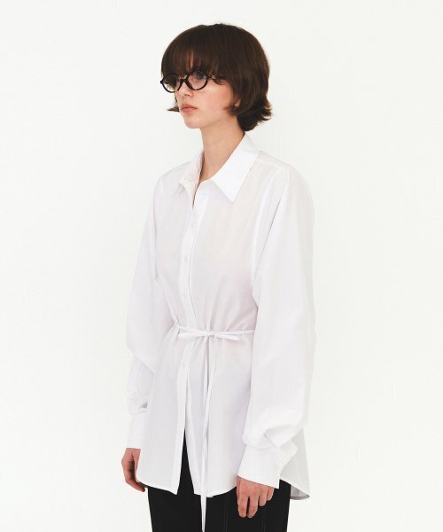 DIAGONAL(ダイアゴナル)の「COTTON BELTED SHIRTS (white)(シャツ/ブラウス・レディース・その他・FREE)」の2枚目の写真