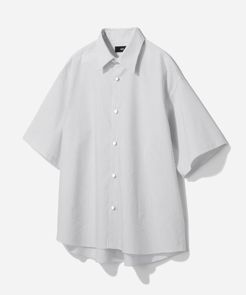 HARE(ハレ)の「ブロードドレスシャツSS(HARE)(シャツ/ブラウス・メンズ・ブルー/ベージュ/ホワイト/ブラック/ブラック系その他/ホワイト系その他/ピンク・MEDIUM/SMALL)」の3枚目の写真
