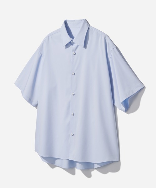 HARE（ハレ）の「ブロードドレスシャツSS(HARE)（シャツ/ブラウス・メンズ・ブルー/ベージュ/ホワイト/ブラック・MEDIUM/SMALL）」の4枚目の写真