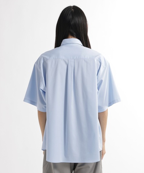 HARE（ハレ）の「ブロードドレスシャツSS(HARE)（シャツ/ブラウス・メンズ・ブルー/ベージュ/ホワイト/ブラック・MEDIUM/SMALL）」の13枚目の写真