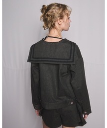 lilLilly（リルリリー）の「セーラーデニムジャケット（デニムジャケット）」