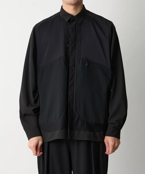 WHITE MOUNTAINEERING(ホワイトマウンテニアリング)の「【White Mountaineering/ホワイトマウンテニアリング】MULTI POCKET SHIRT(ブルゾン・メンズ・ブラック・0/3/2/1)」の5枚目の写真