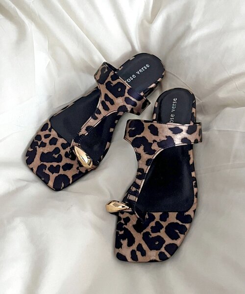 prose verse（プロズヴェール）の「Tストラップトングサンダル（サンダル・レディース・ブラック/ブラック系その他/ブラウン・MEDIUM/SMALL/X-LARGE/LARGE）」の3枚目の写真