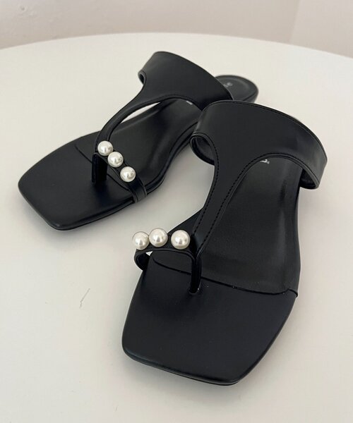 prose verse（プロズヴェール）の「Tストラップトングサンダル（サンダル・レディース・ブラック/ブラック系その他/ブラウン・MEDIUM/SMALL/X-LARGE/LARGE）」の14枚目の写真