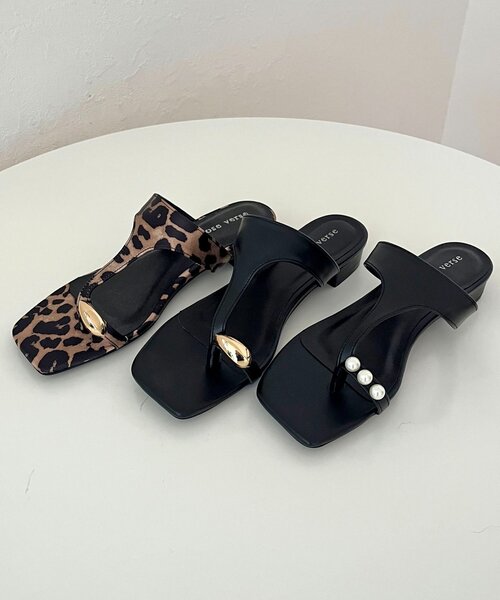 prose verse（プロズヴェール）の「Tストラップトングサンダル（サンダル・レディース・ブラック/ブラック系その他/ブラウン・MEDIUM/SMALL/X-LARGE/LARGE）」の15枚目の写真