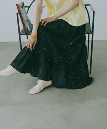 GLOBAL WORK | meets India/ティアード刺繍スカート/625306(スカート)