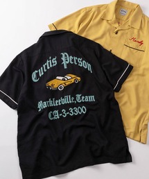 make a ray!（メイク ア レイ！）の「【86】【HOUSTON/ヒューストン】チェーン刺繍 オープンカラー ボウリングシャツ/アメカジ/ヴィンテージ（シャツ/ブラウス）」