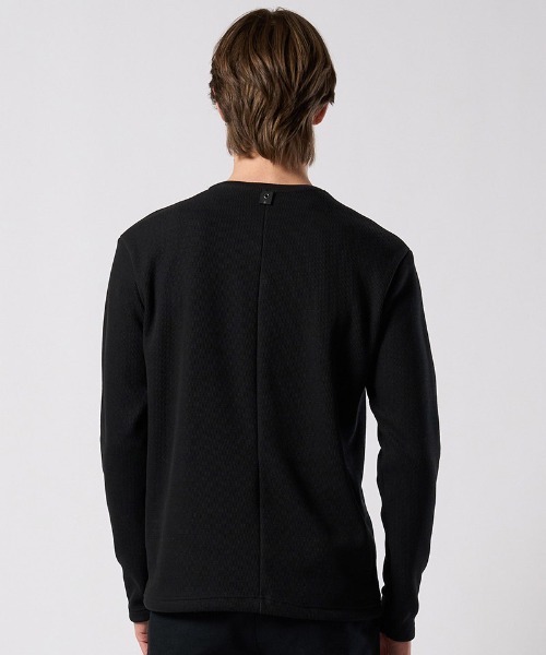 wjk(ダヴルジェイケイ)の「mlt5662- back boa thermal henley L-S ヘンリーネックカットソー(7145 lj88j)(Tシャツ/カットソー・メンズ・ホワイト/ライトグレー/ブラック・S/M/L/XL)」の18枚目の写真