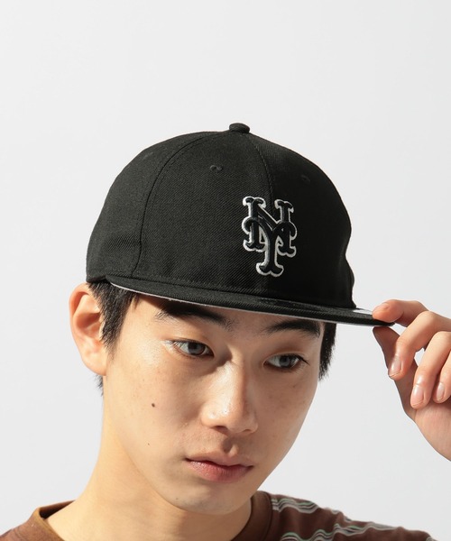 NEW ERA（ニューエラ）の「【NEW ERA(ニューエラ)】別注 RETRO CROWN 9FIFTY EX（キャップ・メンズ・ネイビー/ブラック・FREE）」の3枚目の写真